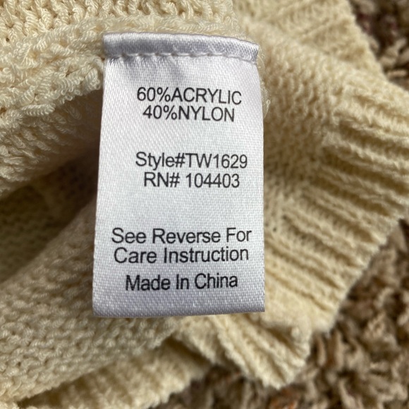 The Kooples Cream Short Sleeve Sweater - Picture 4 of 4